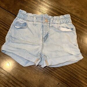 CAT & JACK GIRLS DENIM SHORTS SIZE 10 ELASTIC WAIST PERFECT FOR SUMMER
